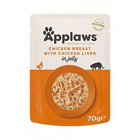 Applaws Cat tasak Felnőtt Zselé csirkemell májjal 70g