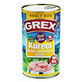 GRAND Dog konz. Grex Adult csirke 1280g