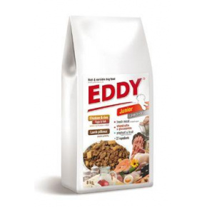 EDDY Junior nagytestű fajták húspárnákkal 8kg