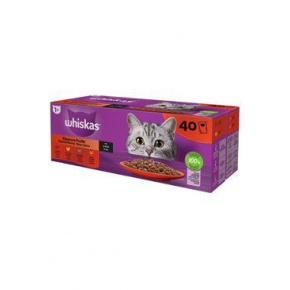 Whiskas kapszula. Alapórák.választás sh. 40x85g