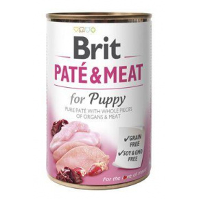 Brit Dog Cons Paté & Hús Puppy 400g