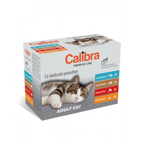 Calibra Premium cat Adult Multipack 12 x 100 g