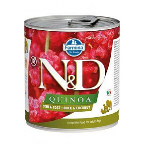 N&D DOG QUINOA Adult kacsa és kókusz 285g N&D DOG QUINOA Adult kacsa és kókusz 285g