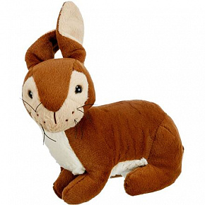 Plüss nyúl modell, húsvéti dekoráció, 28 × 27 × 12 cm