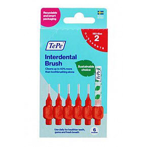 Fog.TePe fogköztisztító kefe 0,5 mm piros 6 db