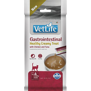 Farmina Creamy Vet Life Cat Gastrointestinal csirke & tonhal ízesítésű jutalomfalat 60 g