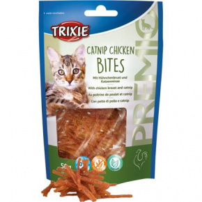 Premio CATNIP CHICKEN BITES csirke darabok macskamentával 50 g