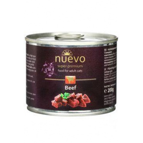 Nuevo cat adult Beef cons. 200g