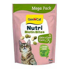 GimCat Nutri Biotin Bites tabletták tengeri.szempillákkal 425g GimCat Nutri Biotin Bites tabletták tengeri.szempillákkal 425g