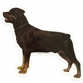 TRIXIE matrica fej, Rottweiler test, vágott