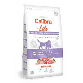 Calibra Dog Life Junior Junior kis és közepes fajtájú bárány 12kg Calibra Dog Life Junior Junior kis és közepes fajtájú bárány 12kg