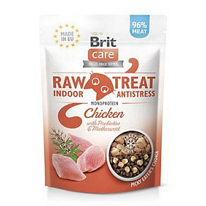 Brit Raw Treat Cat Indoor&Antistress, csirke 40g Brit Raw Treat Cat Indoor&Antistress, csirke 40g