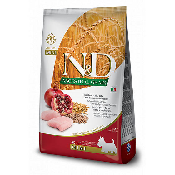 N&D LG DOG Adult Mini csirke & gránátalma 7kg