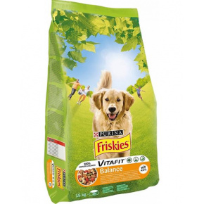 Nestlé Friskies Dog Balance csirkével és zöldségekkel 15 kg