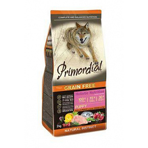 Primordial Dog GF Puppy Csirke és Tengeri hal 12kg Primordial Dog GF Puppy Csirke és Tengeri hal 12kg