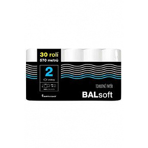 Wc toalettpapír Balsoft 2 rétegű 30 db