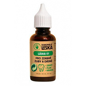 LOVE 01 Kutyák egészséges fogaiért és ínyéért 30ml