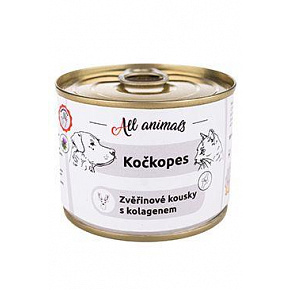 All Animals kutyamacská konz. Vadhús darabok káposztával.200g