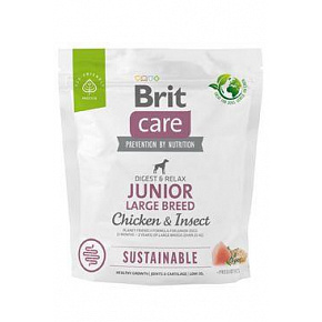 Brit Care Dog Sustainable Junior Junior nagytestű fajták 1kg Brit Care Dog Sustainable Junior Junior nagytestű fajták 1kg