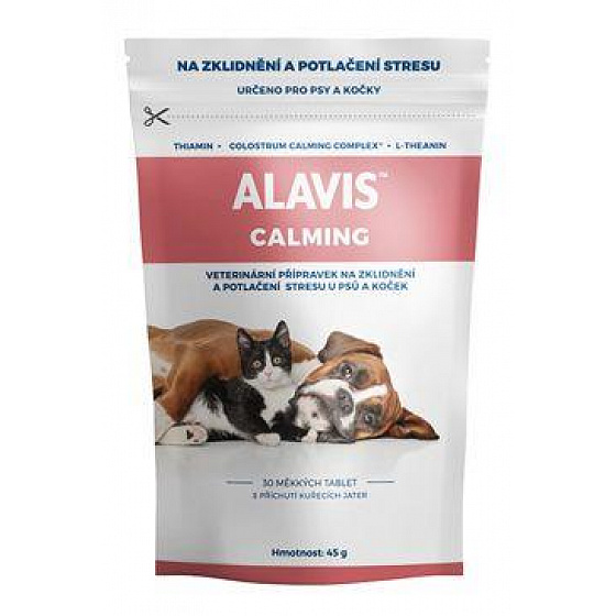 Alavis Nyugtató kutyáknak és macskáknak 45g 30tbl