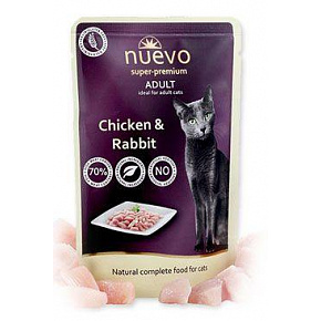 Nuevo cat pocket adult csirke és nyúl 85g Nuevo cat pocket adult csirke és nyúl 85g