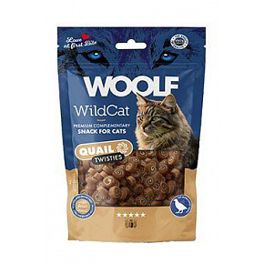 WOOLF WildCat Twisties Snack Quail 50g