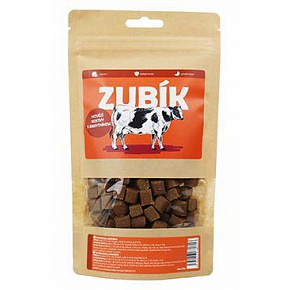 ZUBÍK finomság Marhakockák homoktövissel 200g ZUBÍK finomság Marhakockák homoktövissel 200g