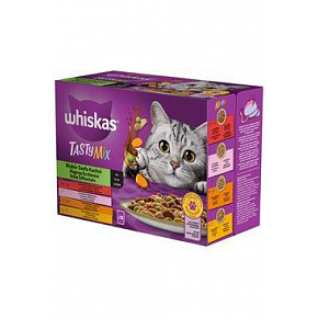 Whiskas tasak Tasty Mix Chef's Choice szószban 12x85g
