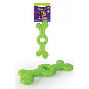 Kutyajáték Aroma Bone nagy, zöld 18cm Kutyajáték Aroma Bone nagy, zöld 18cm