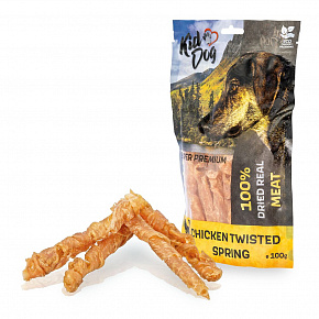 KIDDOG SUPER PREMIUM 100% csirkemell spirálban adalékanyagok nélkül 100 g