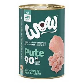WOW Dog konz. PUR pulyka monoprotein 400g