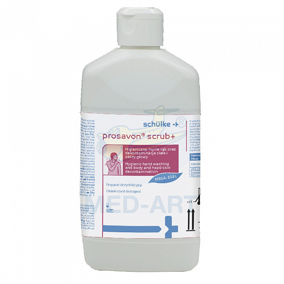 Prosavon scrub 500ml folyékony szappan fertőtlenítő.