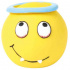 Latex smiley labda, sárga kis töltött 6 cm
