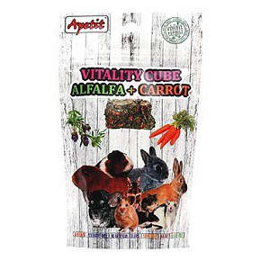 Apetit kocka. Vitality Cube préselt lucerna, sárgarépa 150g