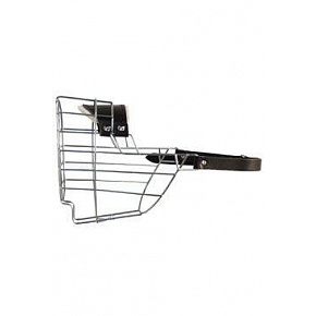 Fém szájkosár CHOPO Schnauzer nagy,Briard,Bobtail F/Zn