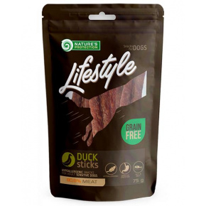 Pamlsok Natures P Lifestyle kutya kacsapálcika 12x75 g