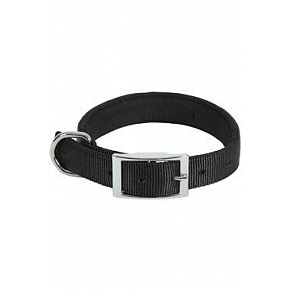 Nyakörv kutya SOFT nylon 20mm/40cm fekete Zolux
