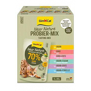 GimCat Near Nature tasak mix 6x85g GimCat Near Nature tasak mix 6x85g
