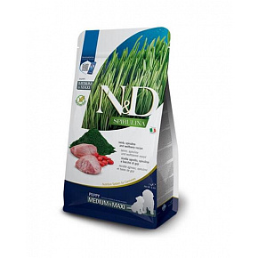 Farmina N&D kutya SPIRULINA (GF) kölyök közepes és maxi, bárány 2 kg