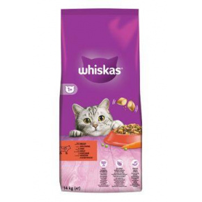 Whiskas Dry marhahússal és májjal 14kg