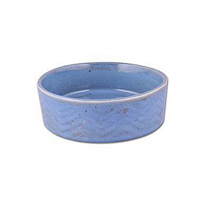 Zig Zag kerámia tál 18cm kék 1,2l
