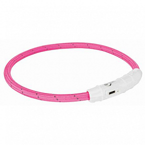 Világító USB nyakörv, rózsaszín (RP 2,10 €)