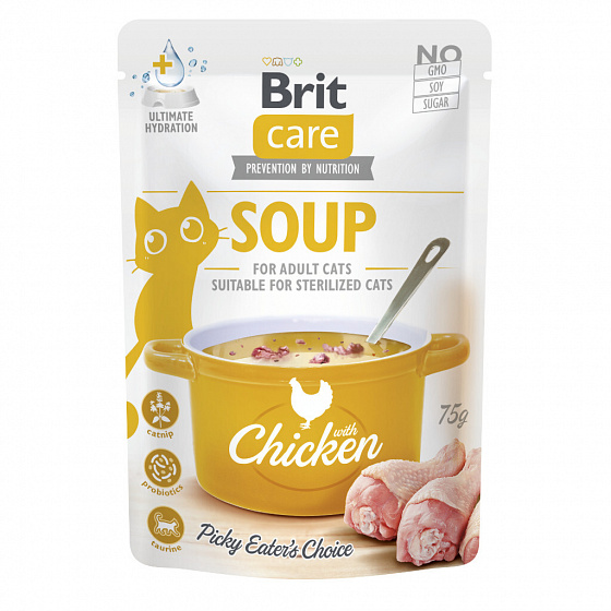Brit Care Macskaleves csirkével 75g
