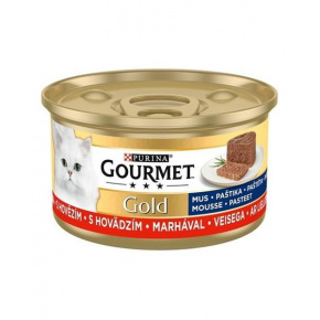 Nestlé GOURMET GOLD macskahús pástétom konz.12x85 g