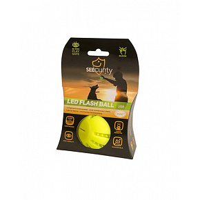 Játék DUVO+ Szilikon golyó led, világító, zöld 10 cm