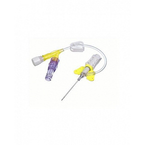 Intravénás kanül SafeVet Combi KRUUSE, 0,7 x 19 mm (24G x 3/4"), sárga