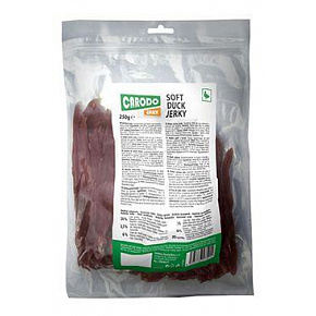 CARODO Dog jutalomfalat. Puha kacsás jerky 250g