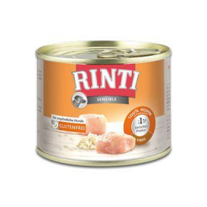 Rinti Dog Sensible csirke + rizs konzerv 185g