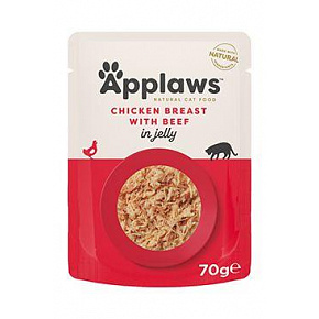 Applaws Cat tasak Felnőtt Zselé csirkemell marhahússal 70g Applaws Cat tasak Felnőtt Zselé csirkemell marhahússal 70g