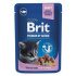 Brit Premium Cat pocket Fehér hal cicáknak 100g